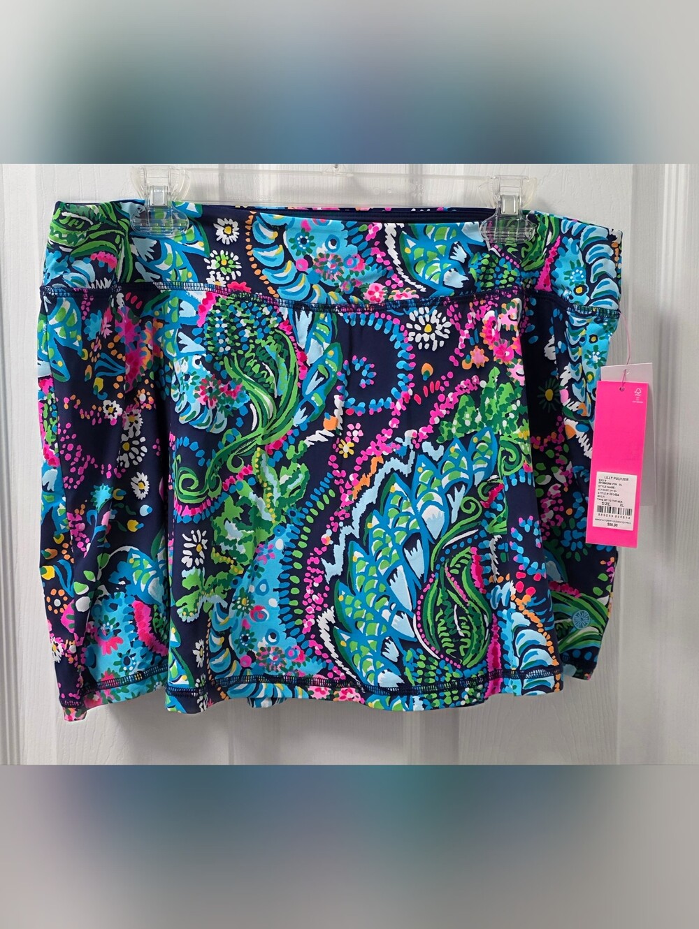 Lilly Pulitzer Luxletic NWT Size XL Take Me To The Sea Skort Pickleball Golf